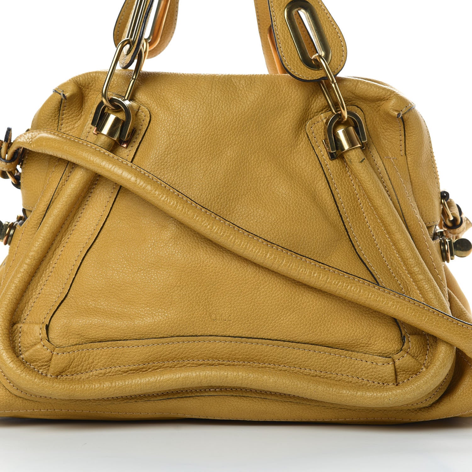 Chloe Calfskin Medium Paraty Mustard 8 of 18