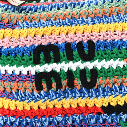 Miu Miu Fabric Crochet Pouch Multicolor 8 of 12