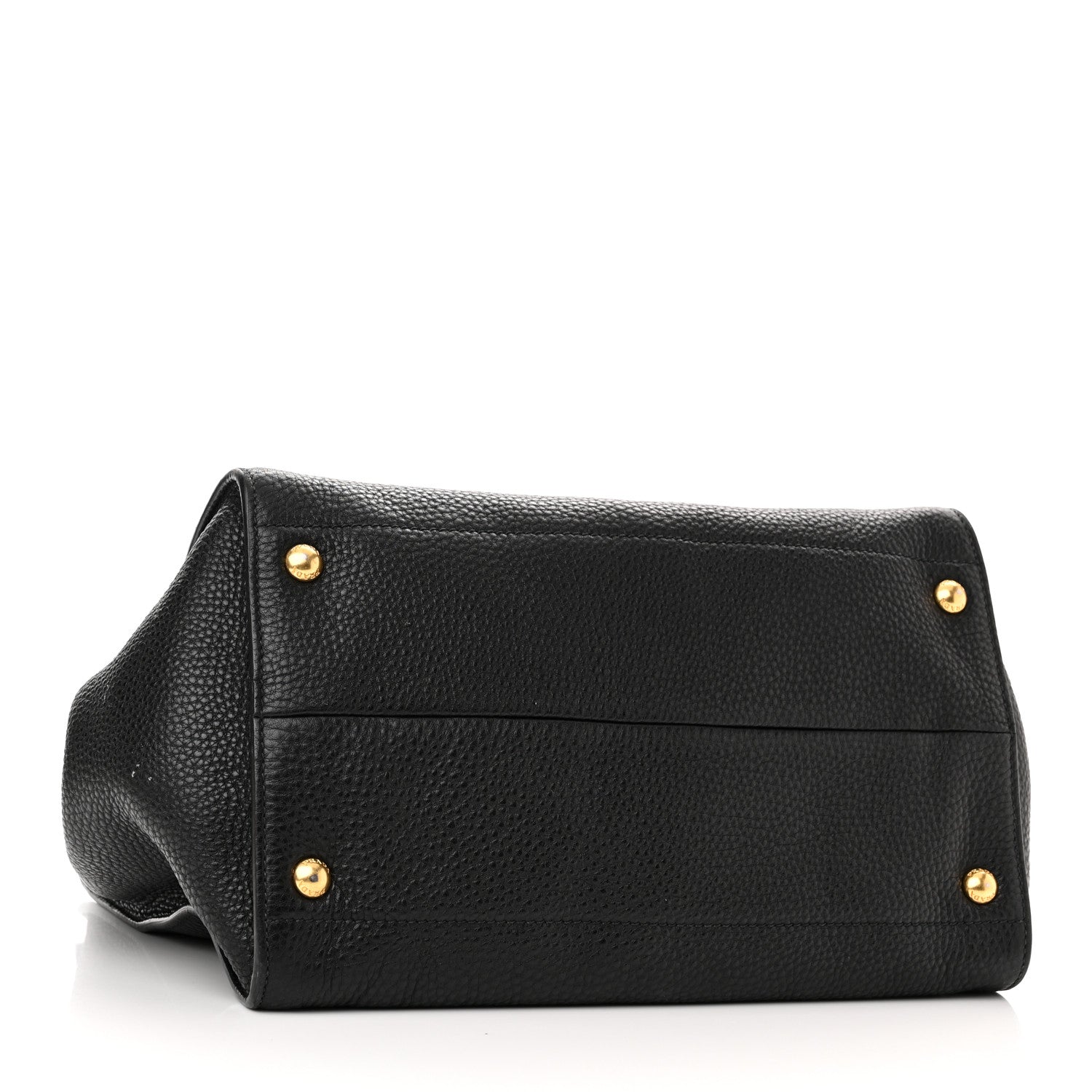 Prada Vitello Daino Shopping Tote Black 4 of 12