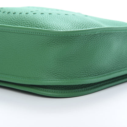 Hermes Taurillon Clemence Evelyne III PM Vert Vertigo 11 of 11