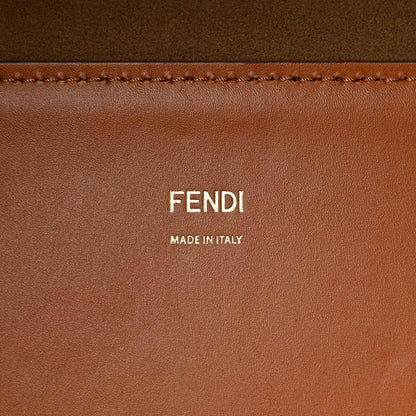 Fendi Vitello King Plexiglass Medium Fendi Sunshine Shopper Tote Cuoio 6 of 9