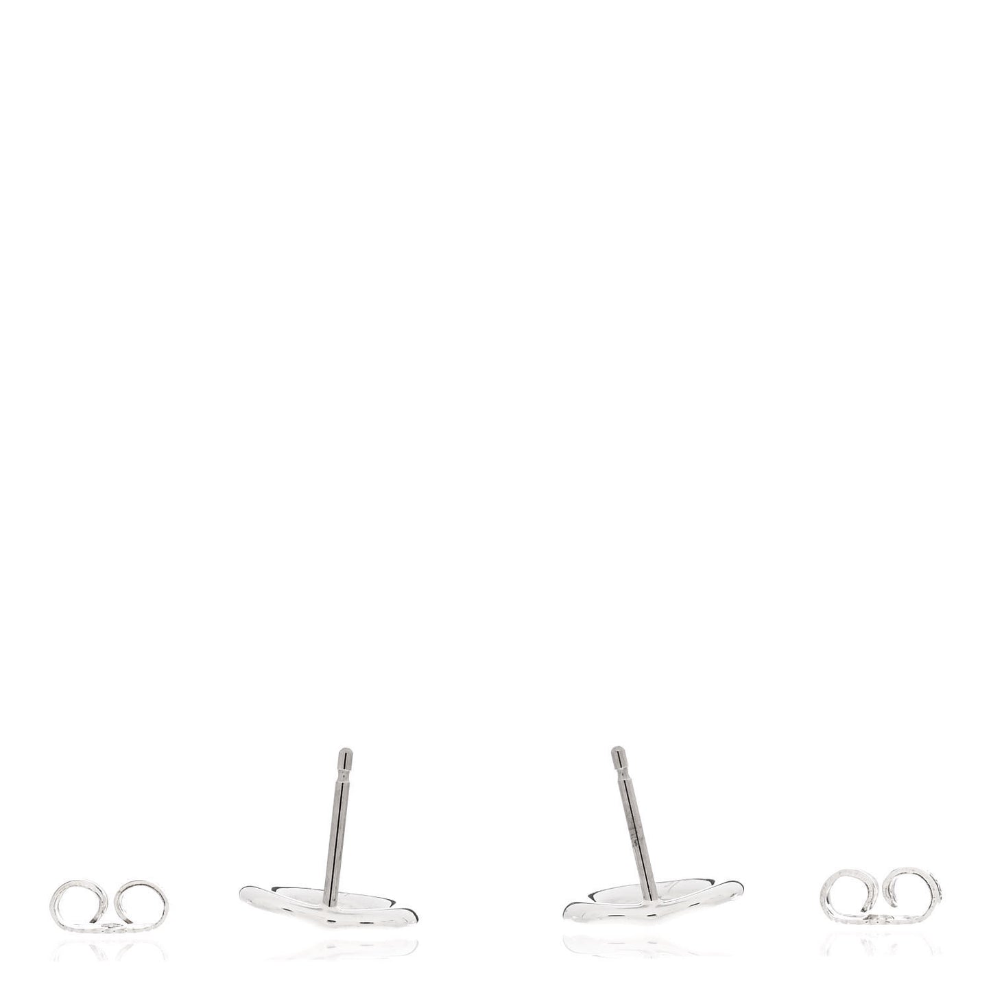 Sterling Silver 11mm Elsa Peretti Open Heart Earrings