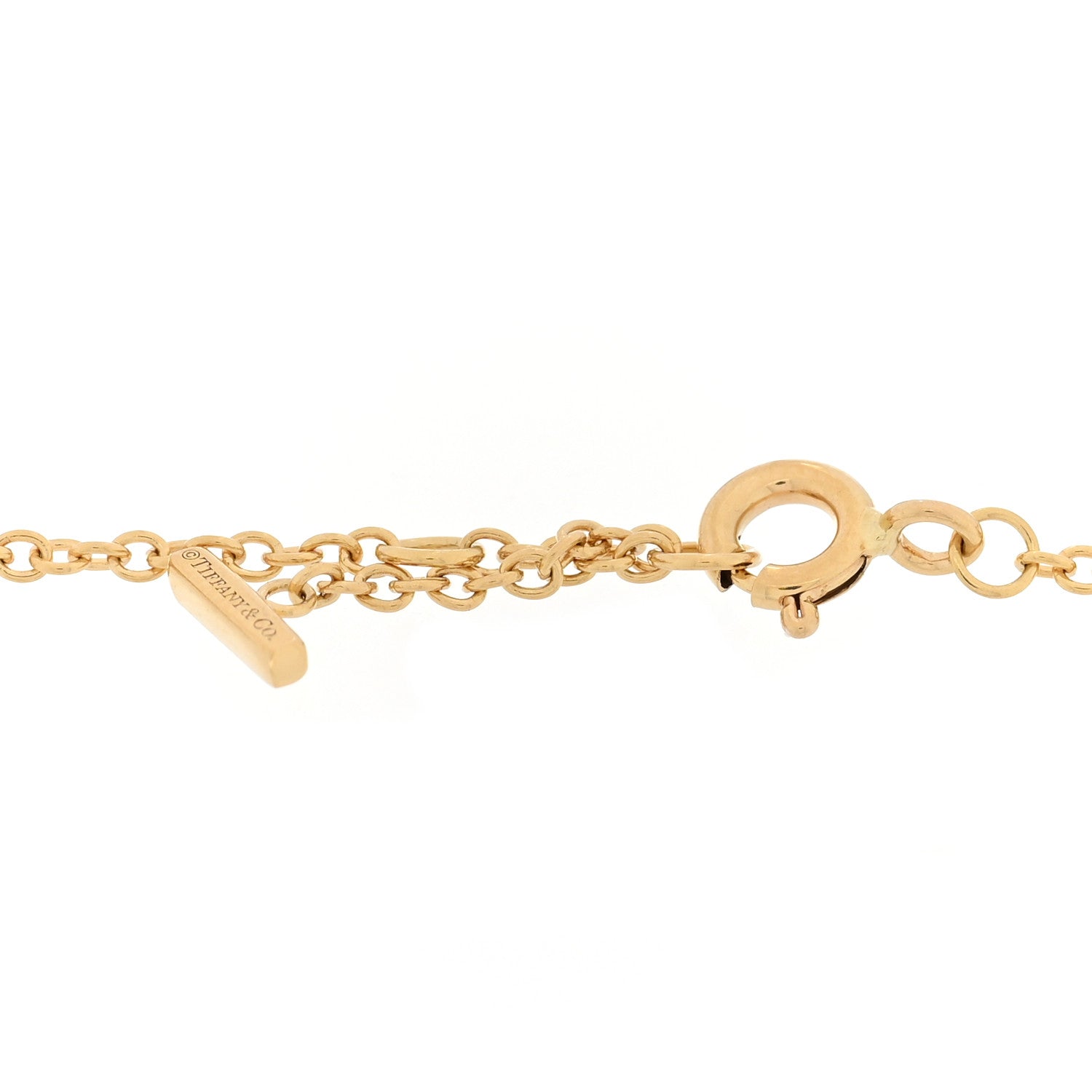Tiffany 18K Yellow Gold T Smile Bracelet 3 of 4