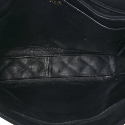 Chanel Lambskin Quilted Shopping Tote Black 5 of 9