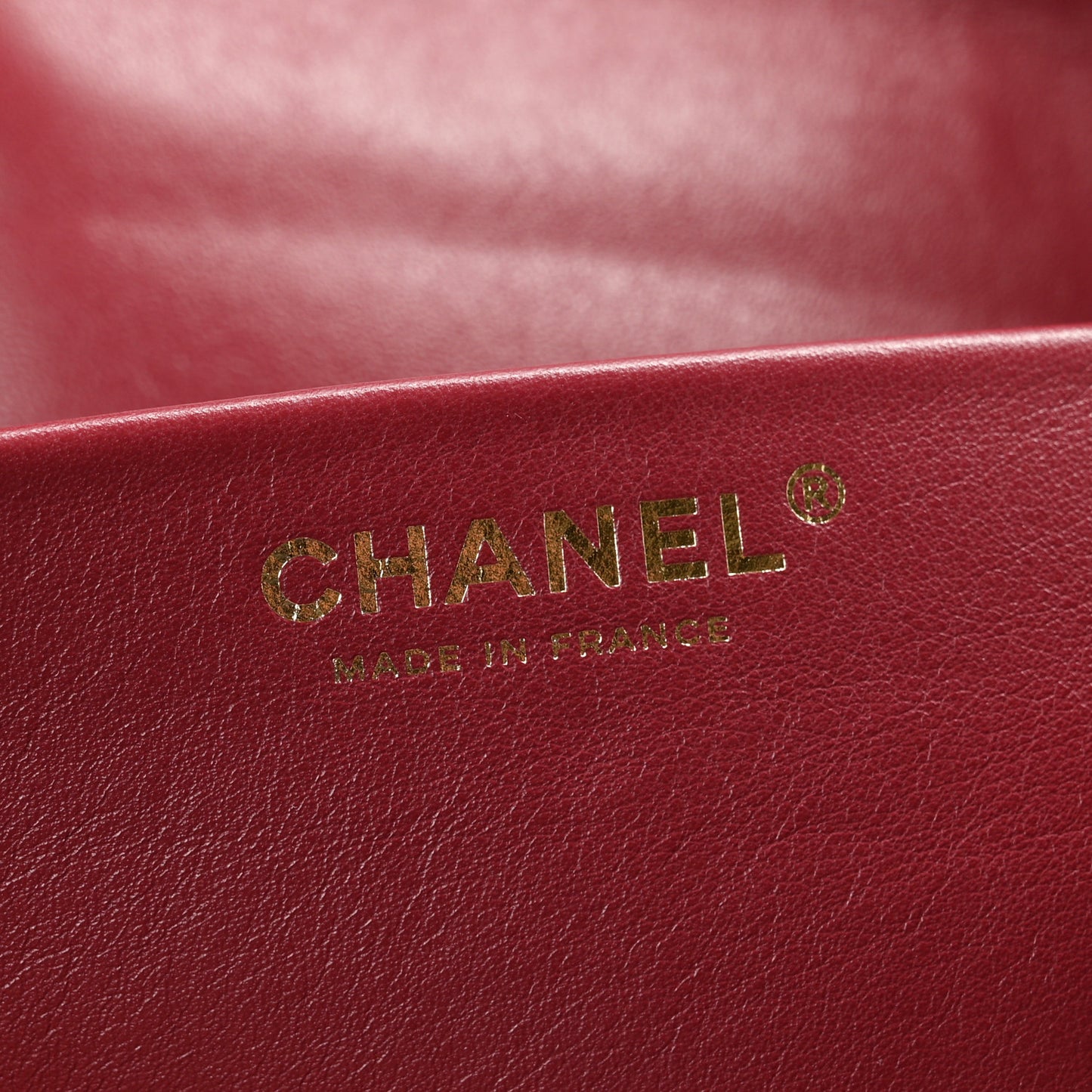 Grained Calfskin Souplissimo Maxi Flap Burgundy