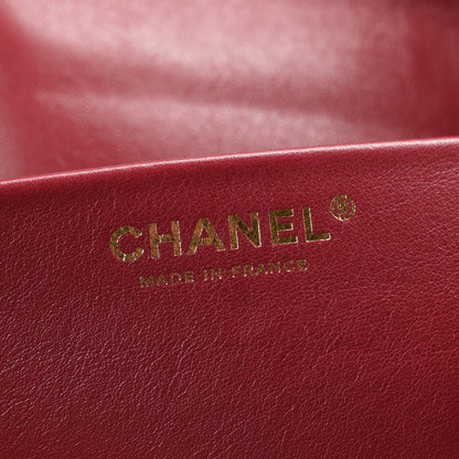 Chanel Grained Calfskin Souplissimo Maxi Flap Burgundy 6 of 11