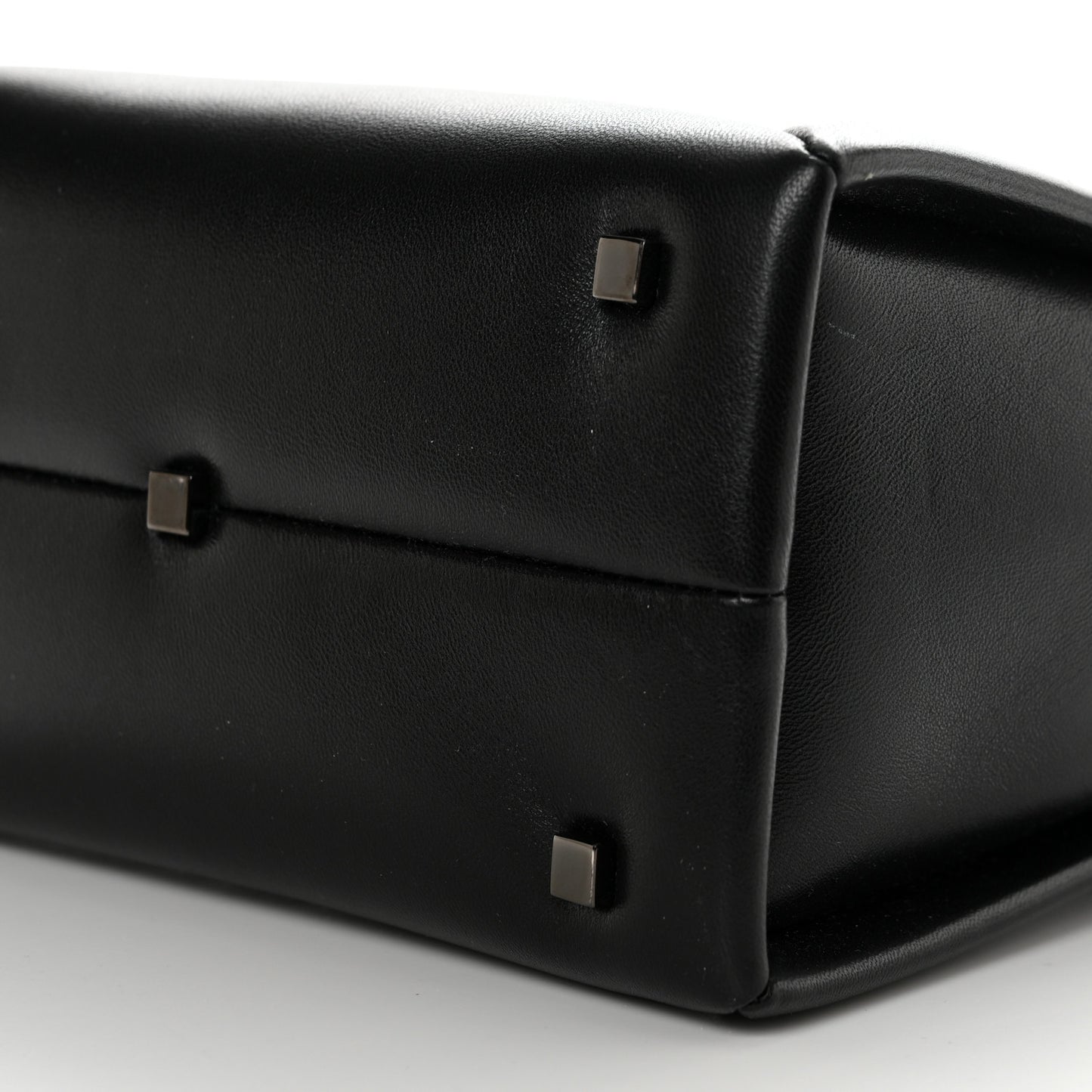 Nappa Monochrome Small One Stud Handbag Black