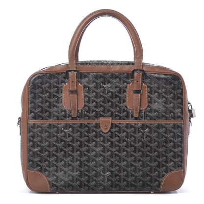 Goyard Goyardine Ambassade PM Briefcase Black Gold 1 of 9