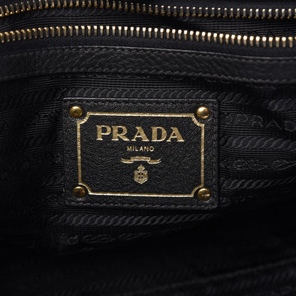 Prada Vitello Daino Tote Black 7 of 24