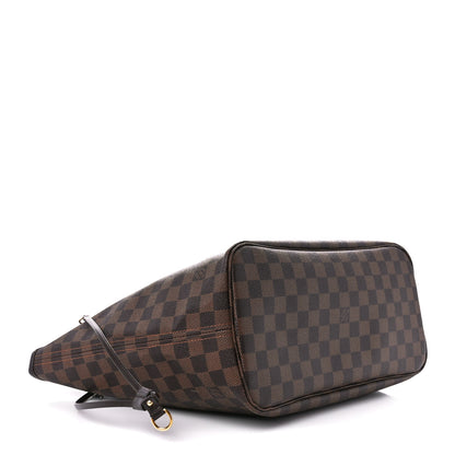 Louis Vuitton Damier Ebene Neo Neverfull MM Rose Ballerine 4 of 14