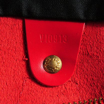 Louis Vuitton Epi Speedy 35 Castillan Red 6 of 7