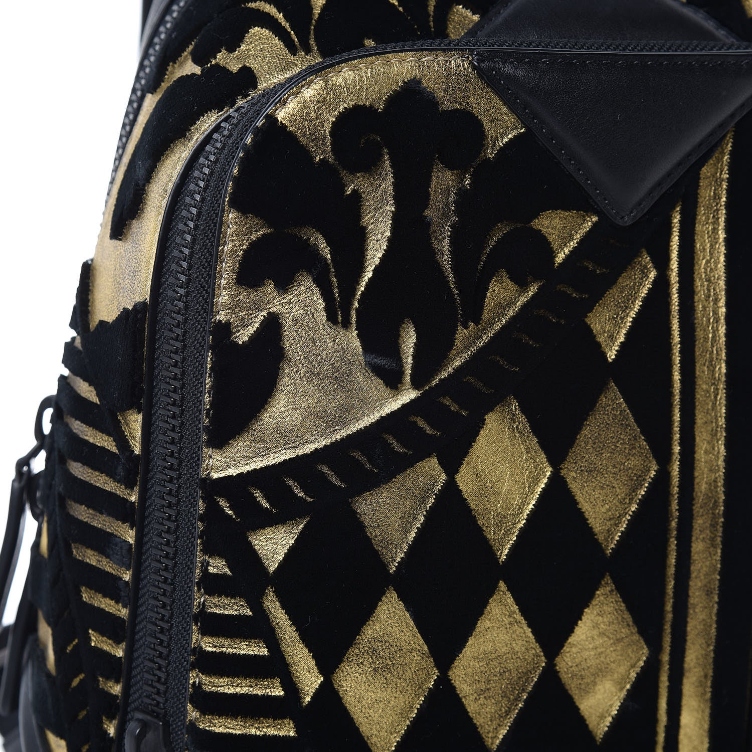 MCM Tapisserie Goatskin Small Duke Backpack Gold 15 of 16