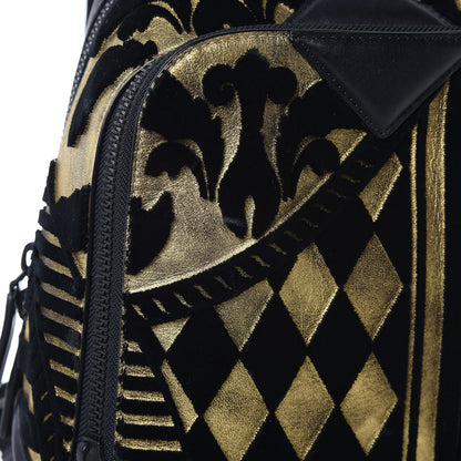 MCM Tapisserie Goatskin Small Duke Backpack Gold 15 of 16