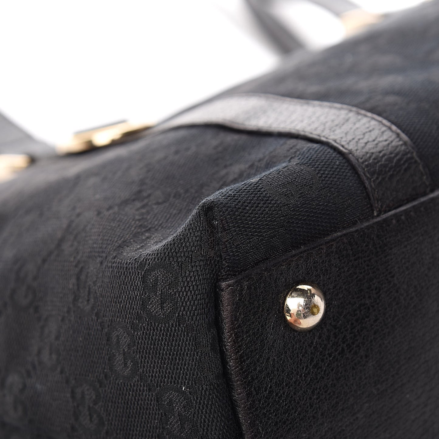 Monogram Abbey Medium Tote Black