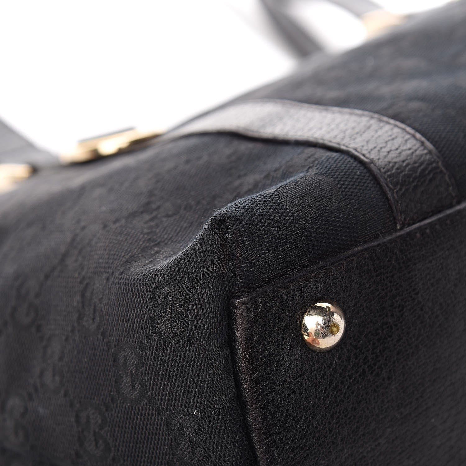 Gucci Monogram Abbey Medium Tote Black 8 of 13