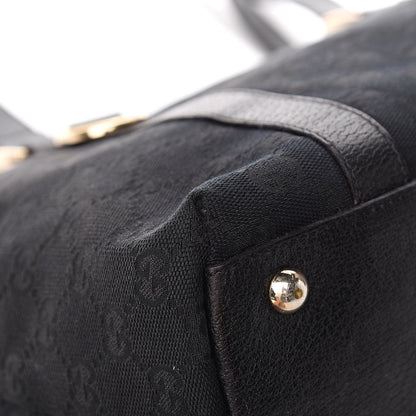 Gucci Monogram Abbey Medium Tote Black 8 of 13