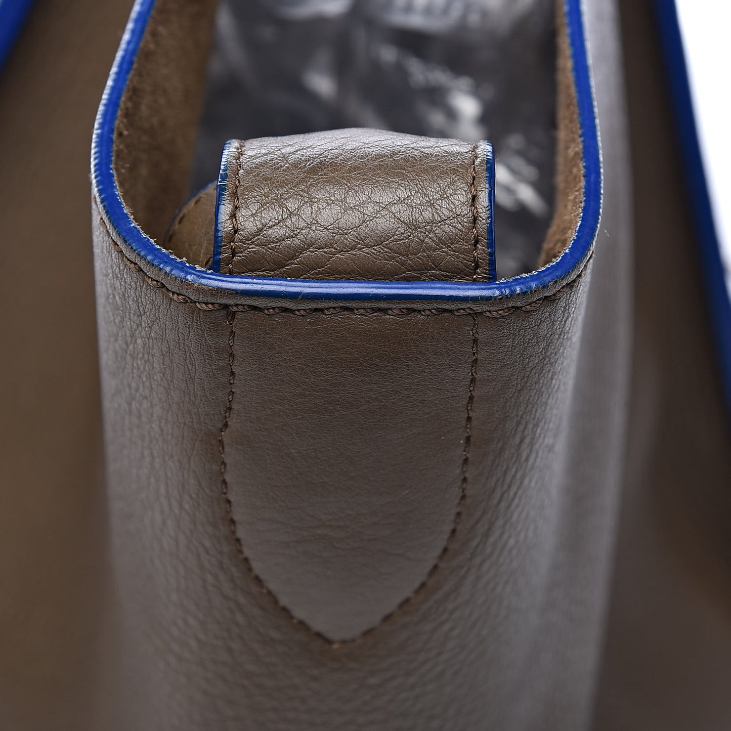 Baby Grained Calfskin Medium Phantom Luggage Khaki