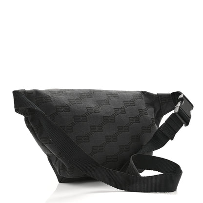 Balenciaga Canvas BB Monogram Medium Signature Beltpack Black 2 of 10