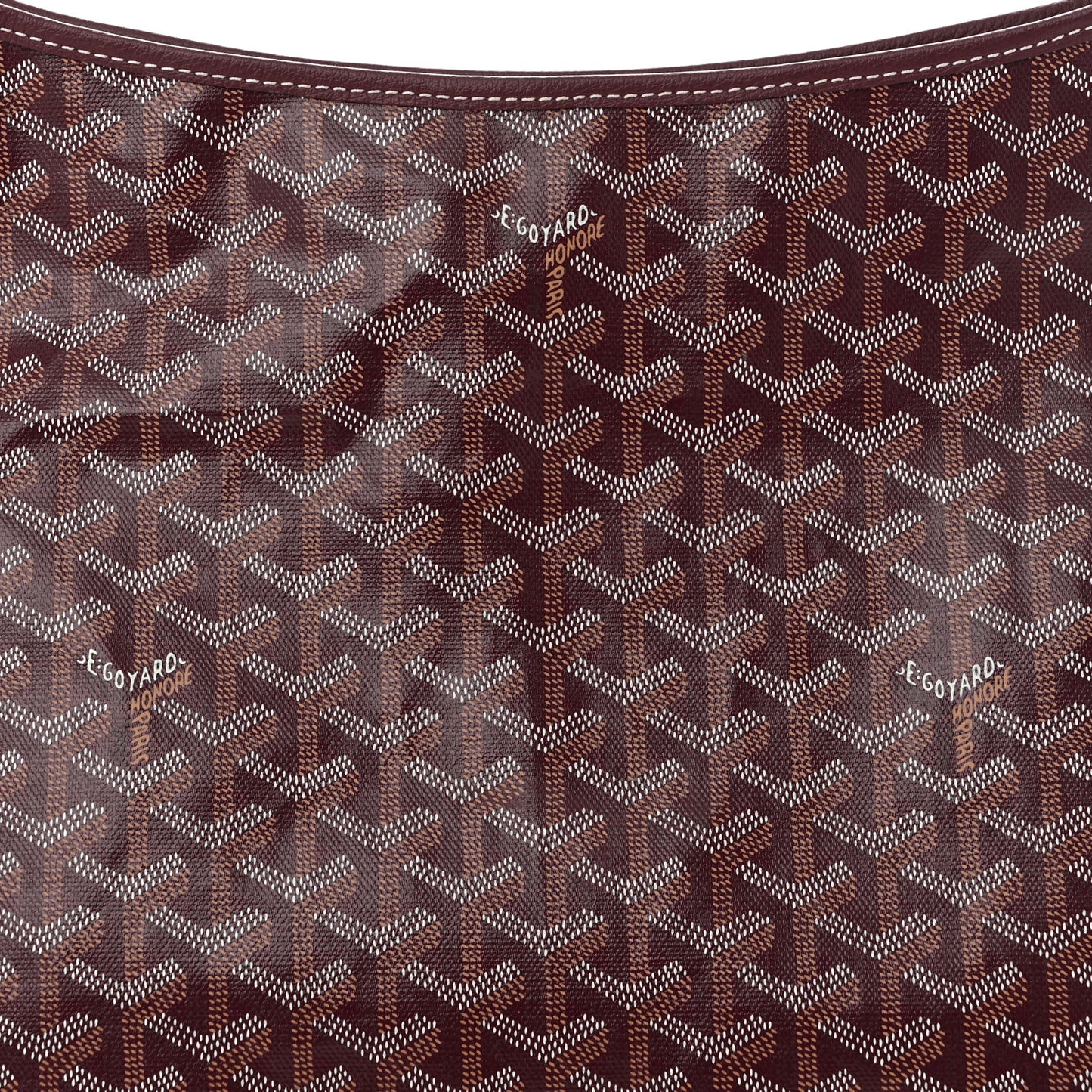 Goyardine Boheme Hobo Burgundy