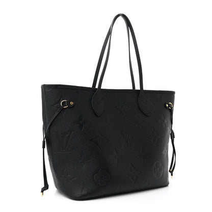 Louis Vuitton Empreinte Monogram Giant Neverfull MM Black 3 of 9