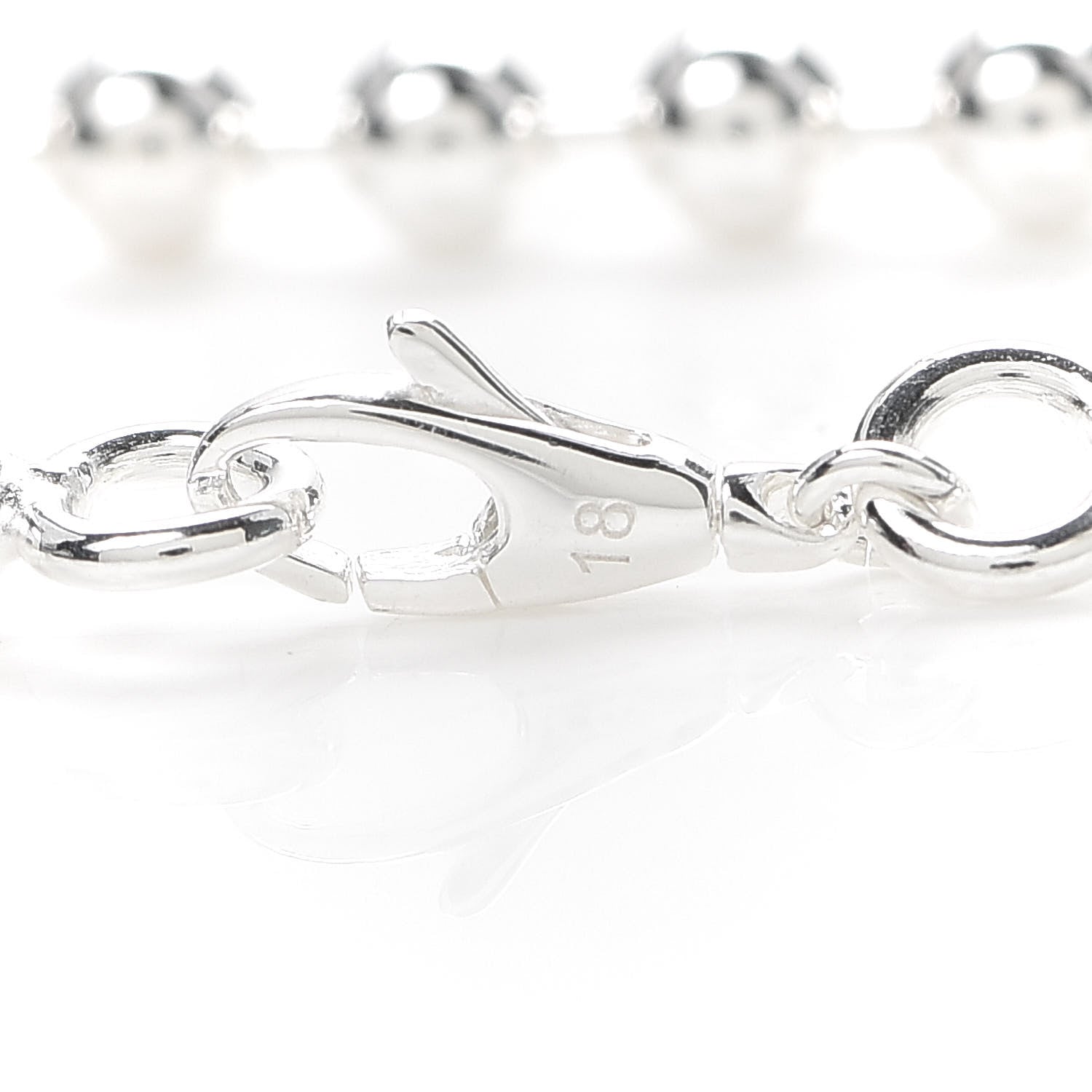 Gucci Sterling Silver Interlocking GG Charm Bracelet 4 of 6