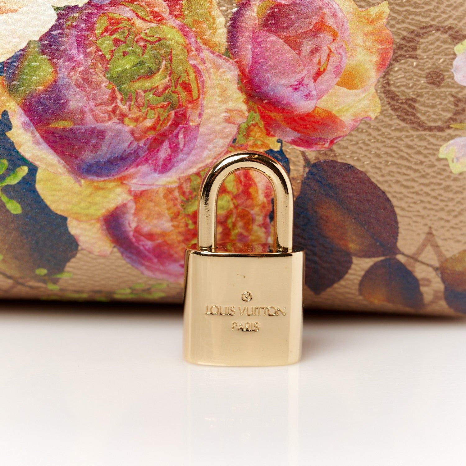 Louis Vuitton Metallic Monogram LV Garden Speedy Bandouliere 25 Gold 8 of 12
