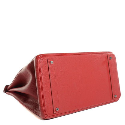 Hermes Togo Birkin 40 Rouge Garance 6 of 27