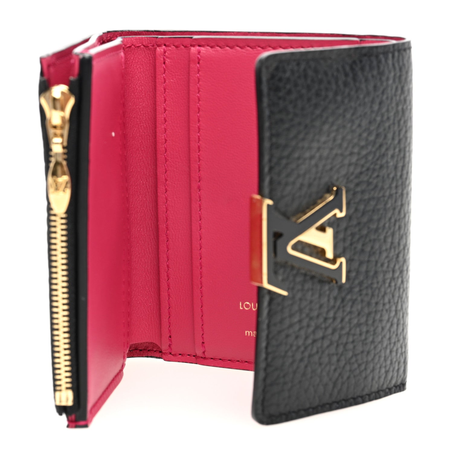 Louis Vuitton Taurillon Capucines XS Wallet Black 5 of 6