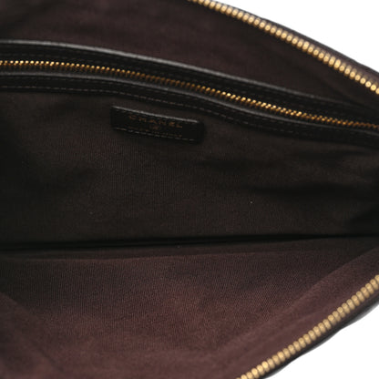 Chanel Caviar Quilted Medium Cosmetic Case Burgundy 5 of 8