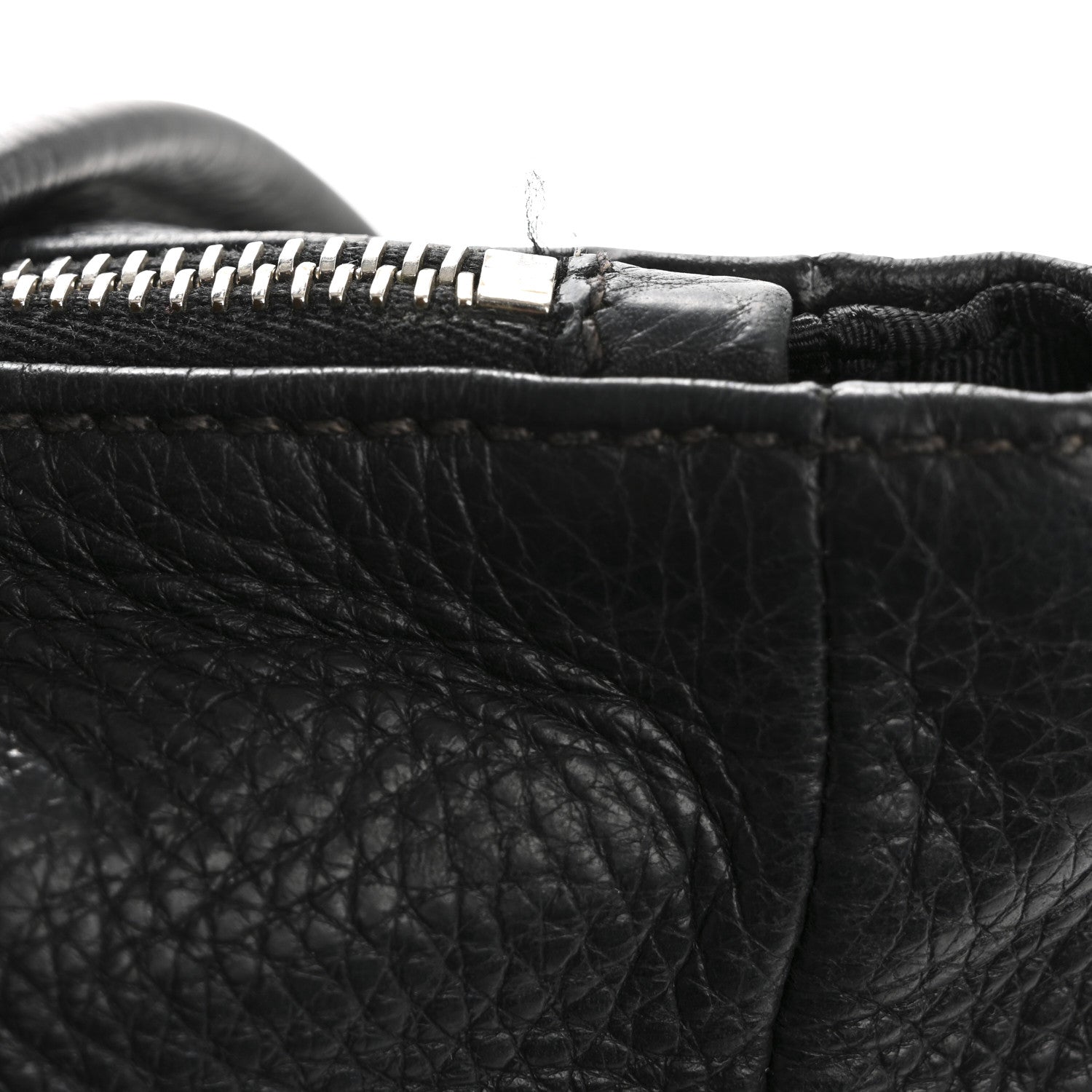 Prada Vitello Daino Shopping Tote Black 15 of 17