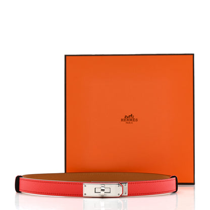 Hermes Epsom Kelly Belt Rose Texas 4 of 4