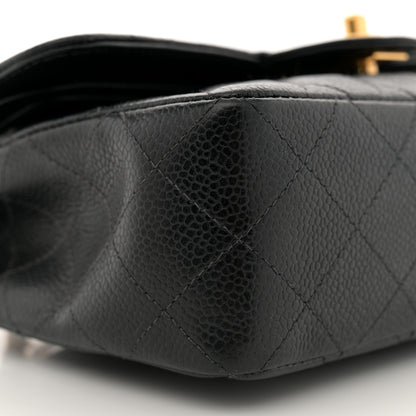 Chanel Caviar Quilted Small Double Flap Black 9 of 12