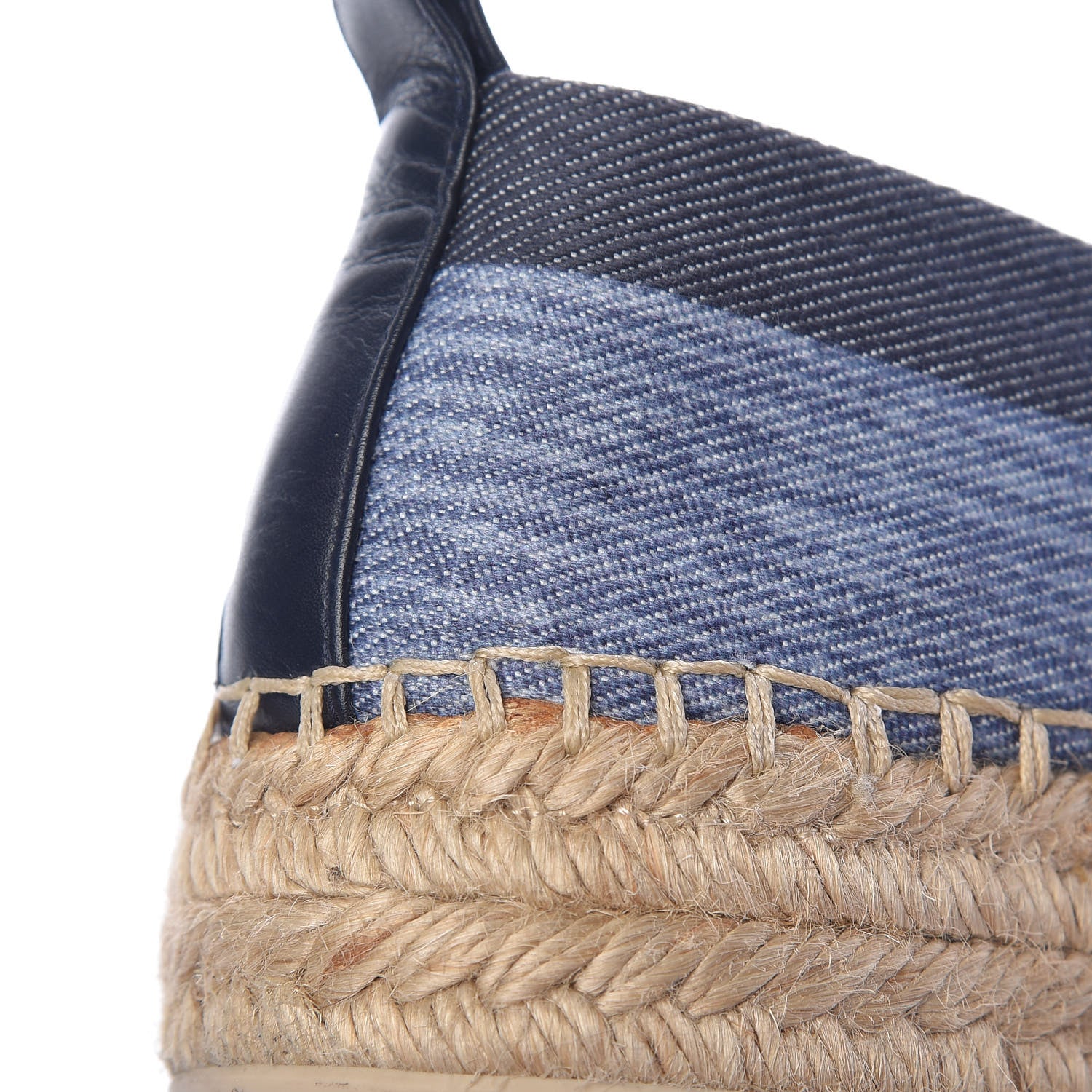 Louis Vuitton Canvas Blue Shore Espadrille Flats 38 Marine 13 of 19