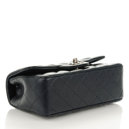 Chanel Caviar Quilted Mini Rectangular Flap Navy 7 of 11