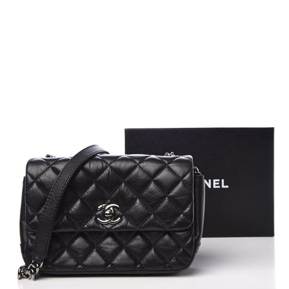 Chanel Calfskin Quilted Mini Lady Pearly Flap Black 6 of 9
