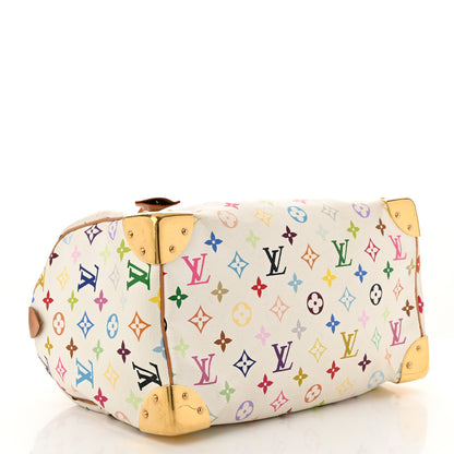 Louis Vuitton Monogram Multicolor Speedy 30 White 4 of 9