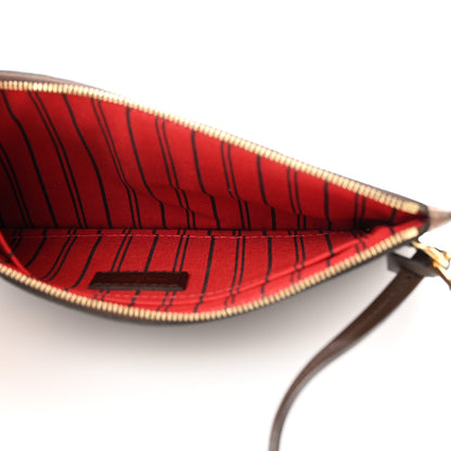 Louis Vuitton Damier Ebene Neverfull MM GM Pochette 5 of 9