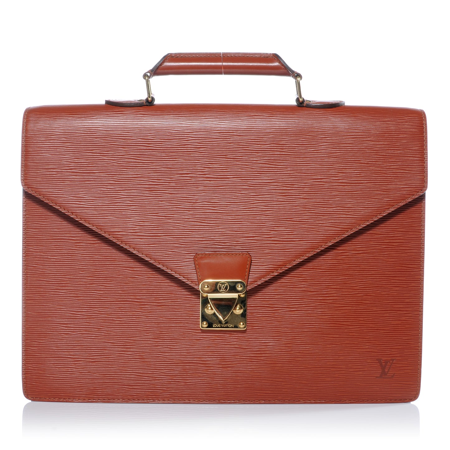 Epi Serviette Ambassadeur Briefcase Fawn