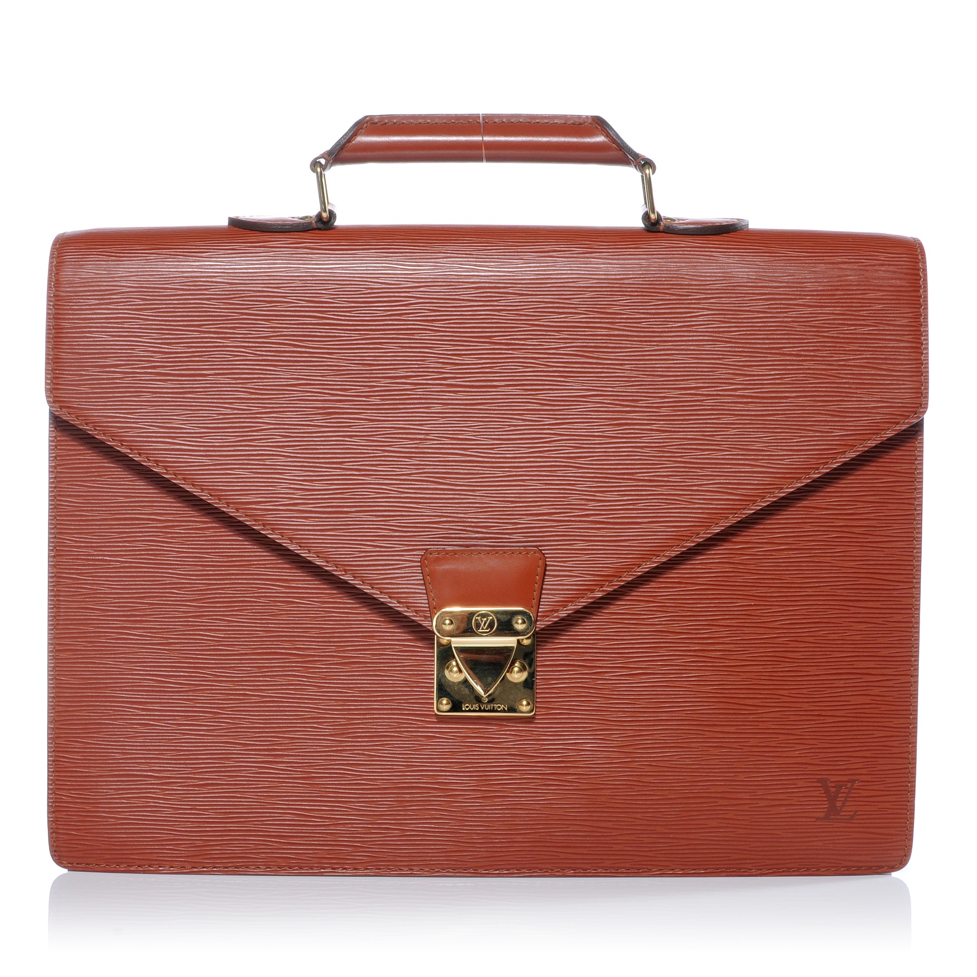 Louis Vuitton Epi Serviette Ambassadeur Briefcase Fawn 1 of 8