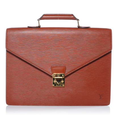 Louis Vuitton Epi Serviette Ambassadeur Briefcase Fawn 1 of 8