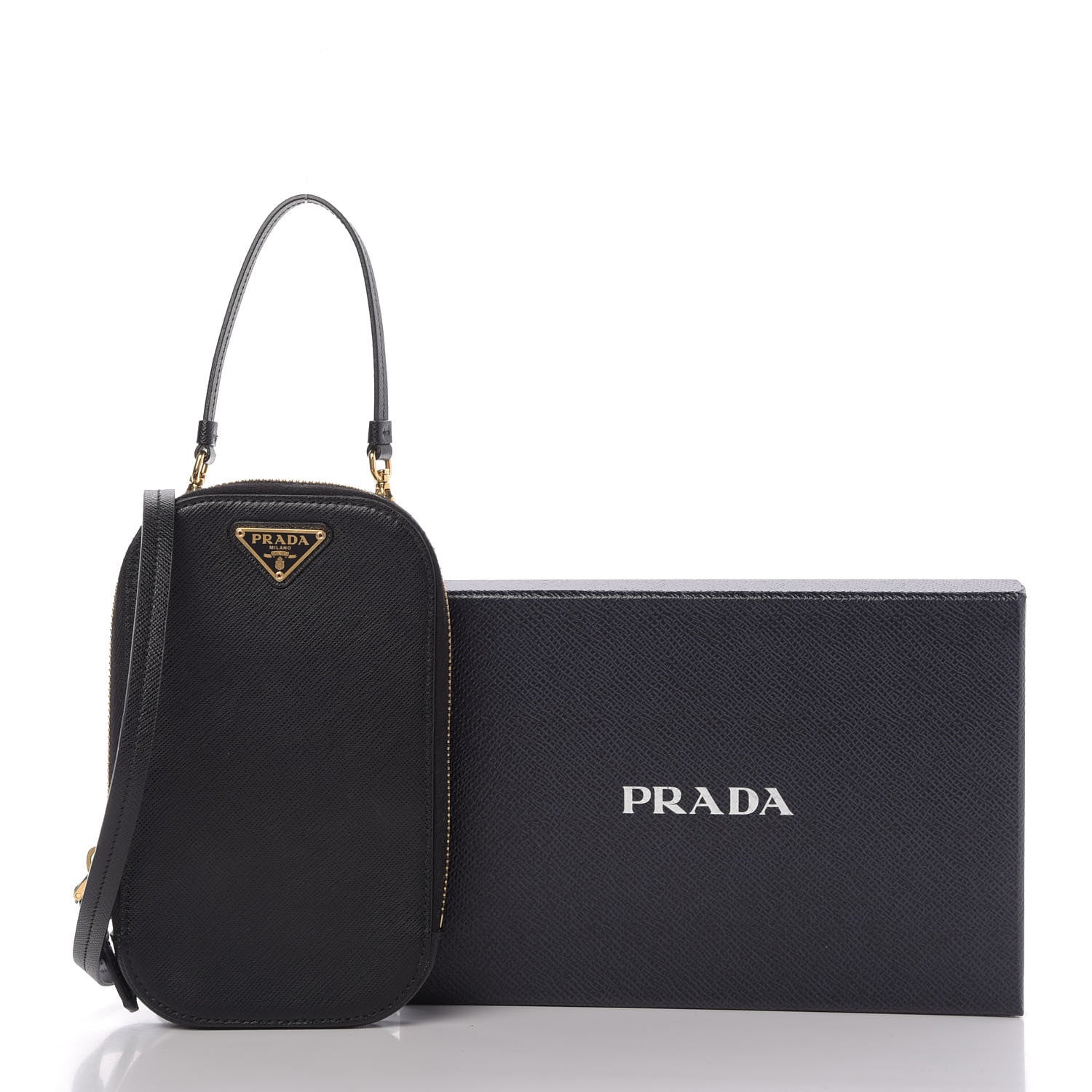 Prada Saffiano Mini Bag Black 7 of 7