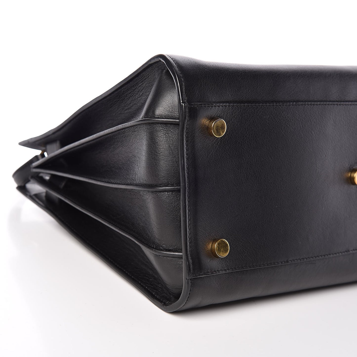 Calfskin Small Sac De Jour Black