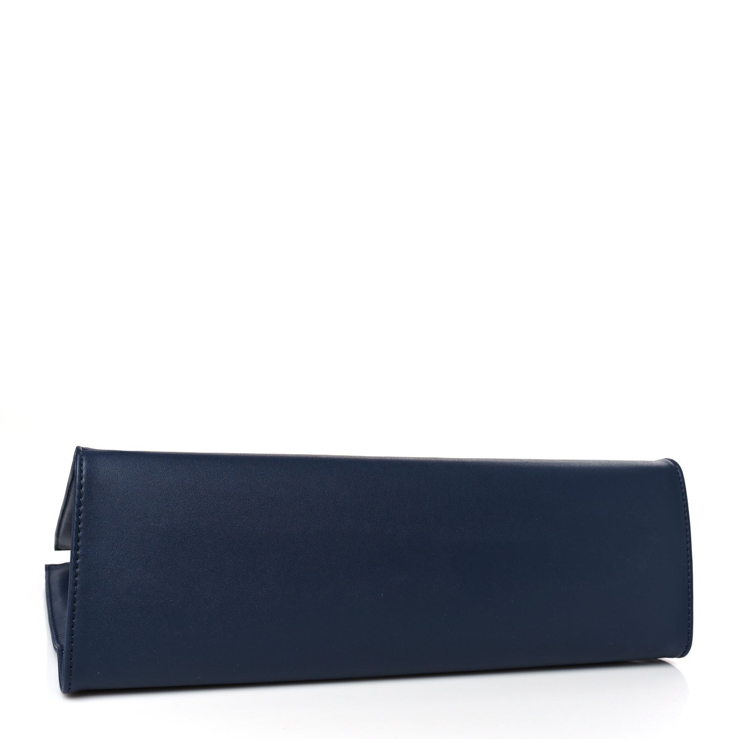 Vegan Leather Medium Shopping Bag Navy