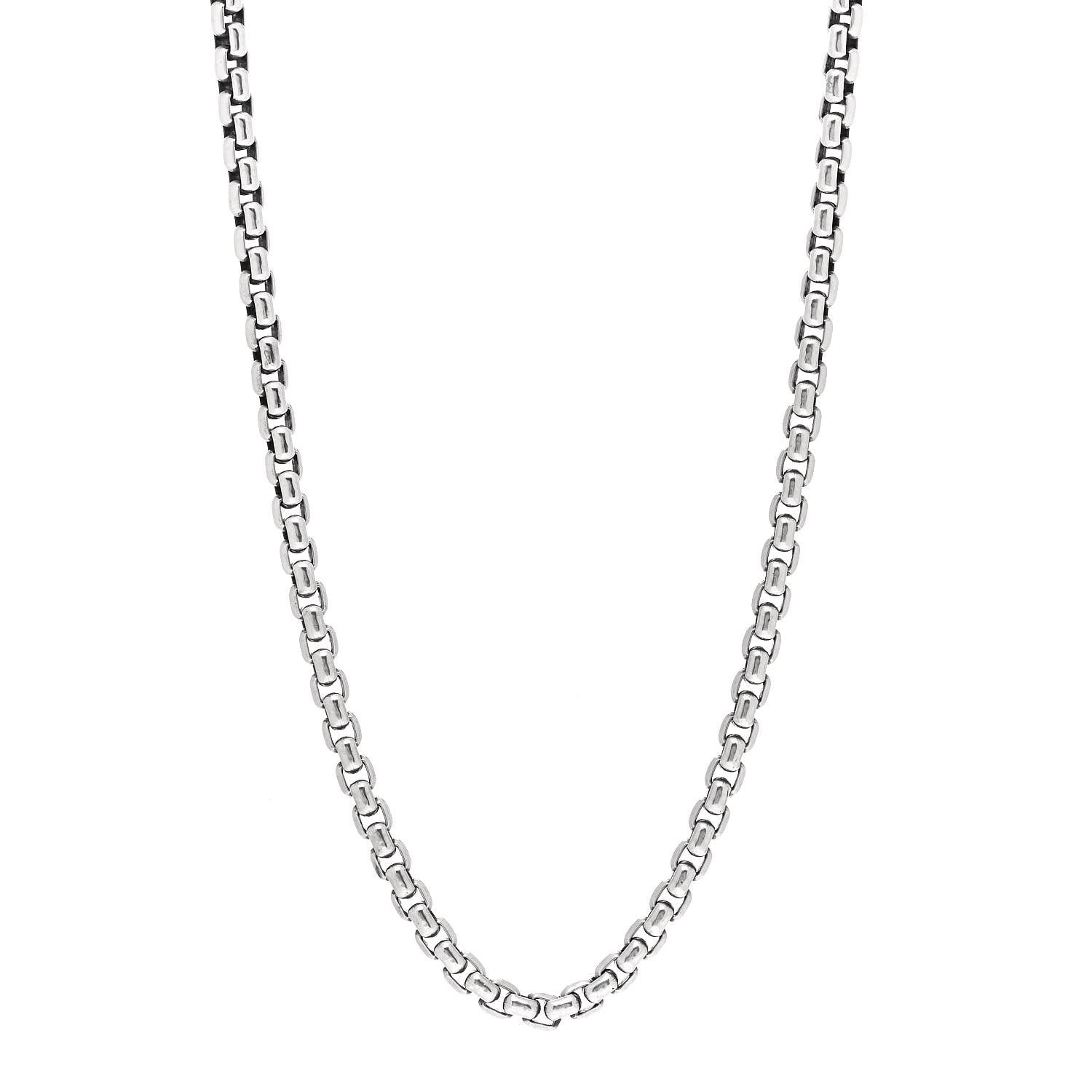 David Yurman Sterling Silver 4.8mm Box Chain Necklace 22" 1 of 6