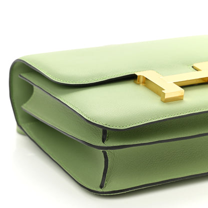 Hermes Evercolor Constance 24 Vert Criquet 9 of 11