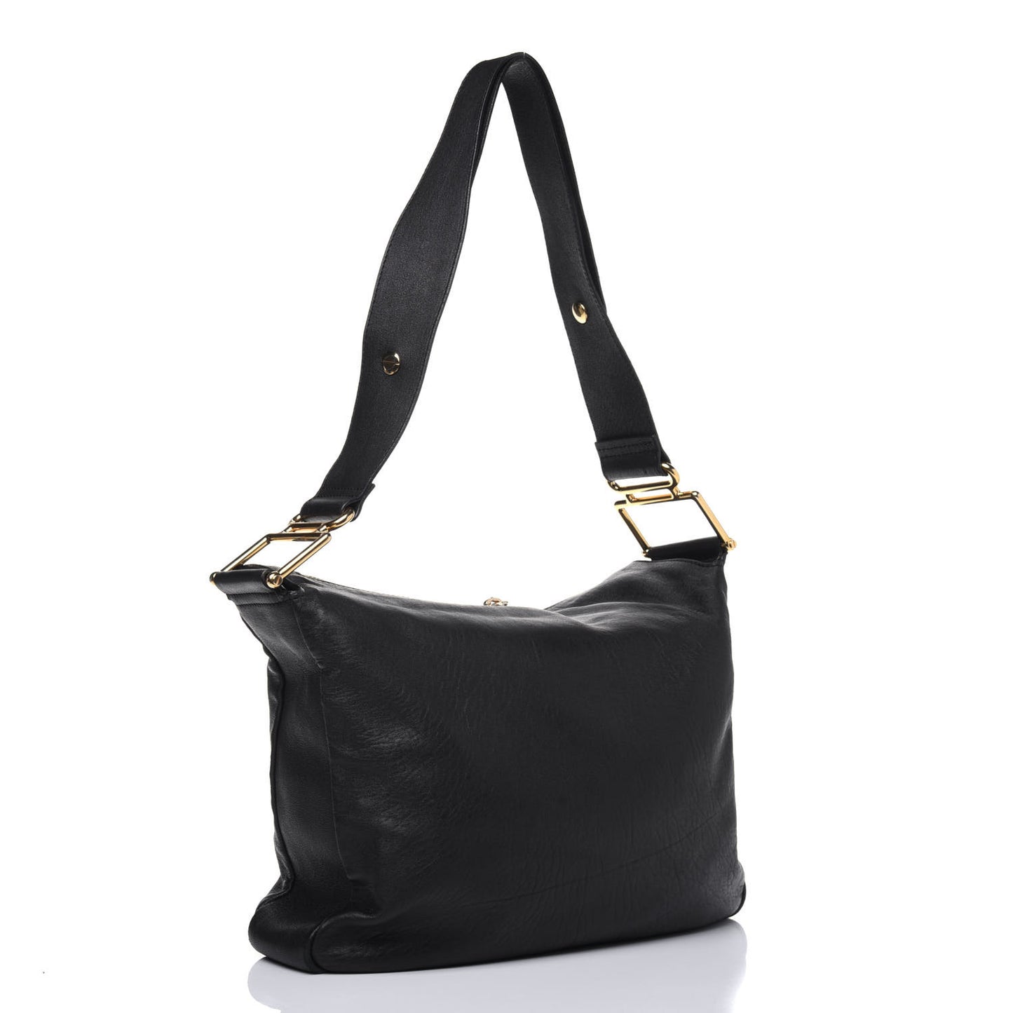 Sheepskin Vanessa Chain Shoulder Bag Black