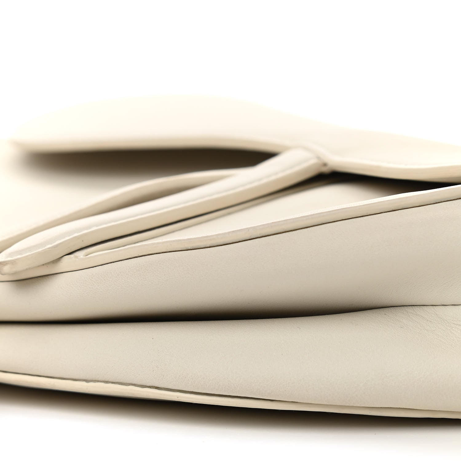 Christian Dior Ultra Matte Calfskin Mini Saddle Bag White 10 of 11