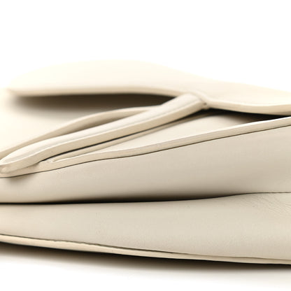Christian Dior Ultra Matte Calfskin Mini Saddle Bag White 10 of 11