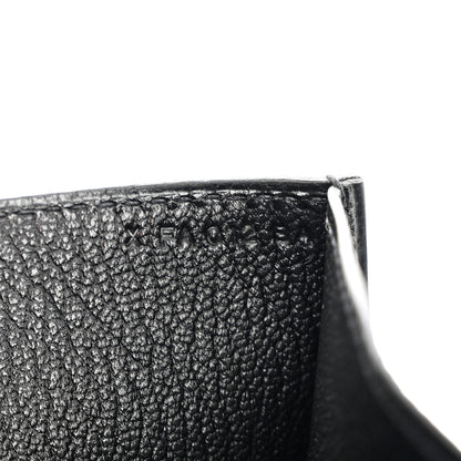 Hermes Chevre Mysore Medor 23 Clutch Black 7 of 9