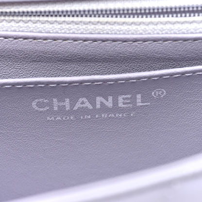 Chanel Aged Calfskin Chevron Quilted 2.55 Reissue Mini Flap Light Purple 6 of 10